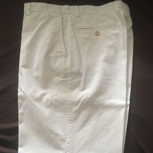 White Cotton Pants 32x32; Italian Brand: Desiree